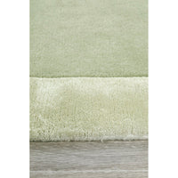 Hayman Green Wool Viscose Modern Runner Rug - Rugs Of Beauty - 4