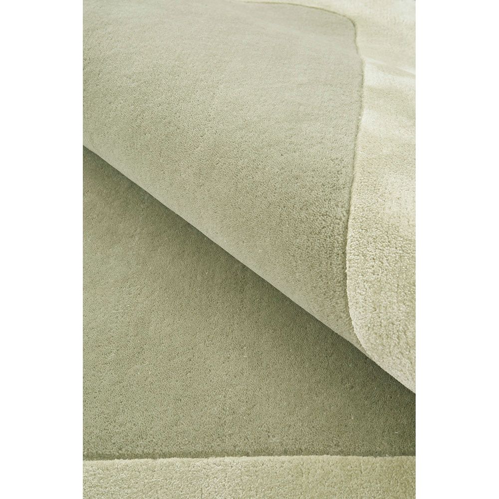 Hayman Green Wool Viscose Modern Runner Rug - Rugs Of Beauty - 7