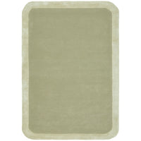 Hayman Green Wool Viscose Modern Rug - Rugs Of Beauty - 1