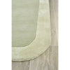 Hayman Green Wool Viscose Modern Rug - Rugs Of Beauty - 3