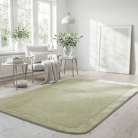Hayman Green Wool Viscose Modern Rug - Rugs Of Beauty - 2