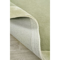 Hayman Green Wool Viscose Modern Rug - Rugs Of Beauty - 6