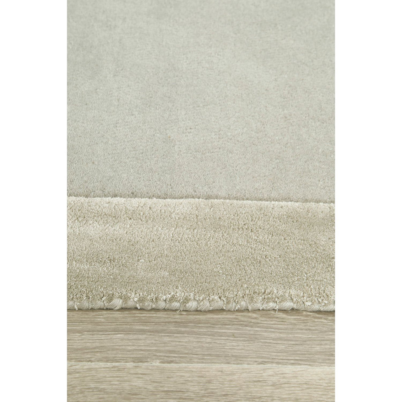 Hayman Silver Grey Wool Viscose Modern Rug - Rugs Of Beauty - 4