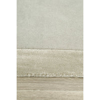 Hayman Silver Grey Wool Viscose Modern Rug - Rugs Of Beauty - 4