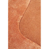 Hayman Clay Orange Wool Viscose Modern Runner Rug - Rugs Of Beauty - 5