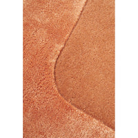 Hayman Clay Orange Wool Viscose Modern Runner Rug - Rugs Of Beauty - 5