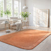Hayman Clay Orange Wool Viscose Modern Rug - Rugs Of Beauty - 2