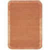Hayman Clay Orange Wool Viscose Modern Rug - Rugs Of Beauty - 1