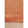 Hayman Clay Orange Wool Viscose Modern Rug - Rugs Of Beauty - 4