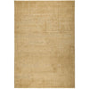 Gold textured rug on a white background