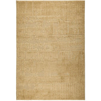 Gold textured rug on a white background