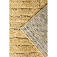 Close-up of a textured rug corner