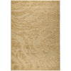 Gold textured rug with a subtle pattern