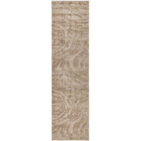 Beige patterned rug on a white background