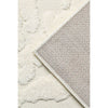 Close-up of a white textured rug