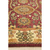 Multi Coloured Jaypore Rose Patterned Hand Knotted Oriental Wool Rug - 4