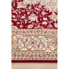 Decorative Persian wool rug with intricate patterns