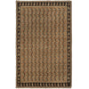 Persian Beige Brown Multi Colour Sirjan Hand Knotted Wool Rug - 1