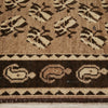 Persian Beige Brown Multi Colour Sirjan Hand Knotted Wool Rug - 4