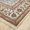 Persian Blue Beige Multi Colour Medallion Floral Patterned Naein Hand Knotted Wool Rug - 3
