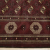 Persian Red Beige Multi Colour Patterned Torkaman Hand Knotted Wool Rug - 4