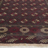 Persian Red Brown Beige Multi Colour Patterned Torkaman Hand Knotted Wool Rug - 2