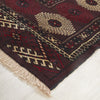 Persian Red Brown Beige Multi Colour Patterned Torkaman Hand Knotted Wool Rug - 3