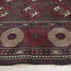Persian Red Brown Beige Multi Colour Patterned Torkaman Hand Knotted Wool Rug - 4