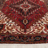 Persian Heriz Medallion Red Beige Multi Colour Hand Knotted Wool Rug - Rugs Of Beauty - 2