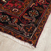 Persian Heriz Medallion Red Beige Multi Colour Hand Knotted Wool Rug - Rugs Of Beauty - 3