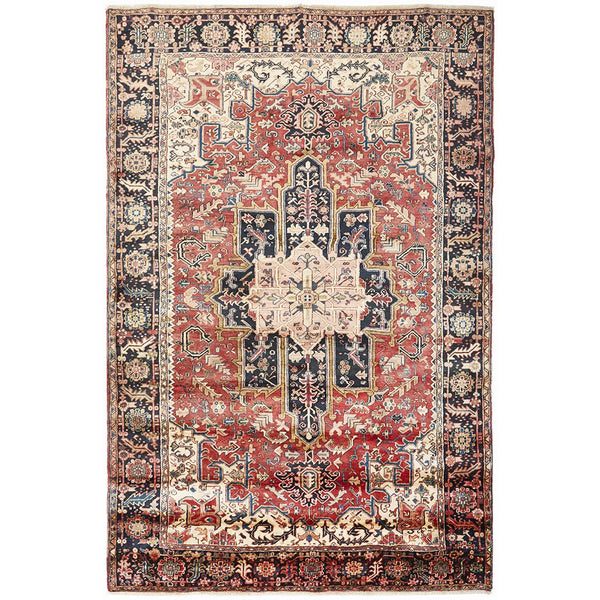 Decorative Persian Wool Rug with intricate patterns