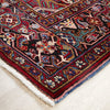 Persian Multi Colour Geometric Medallion Heriz Patterned Hand Knotted Wool Rug - 3