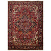 Persian Multi Colour Geometric Medallion Heriz Patterned Hand Knotted Wool Rug - 1