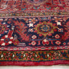 Persian Red Beige Grey Heriz Medallion Floral Hand Knotted Pure Wool Rug