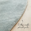 Brendale Pale Blue Soft Machine Washable Modern Rug - Rugs Of Beauty - 4