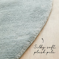 Brendale Pale Blue Soft Machine Washable Modern Rug - Rugs Of Beauty - 4