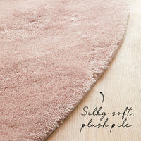 Brendale Pale Pink Soft Machine Washable Modern Rug - Rugs Of Beauty - 4