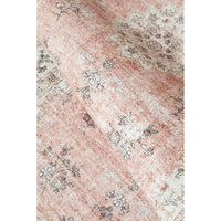 Audin 115 Peach Multi Coloured Bohemian Style Machine Washable Modern Runner Rug - Rugs Of Beauty - 6
