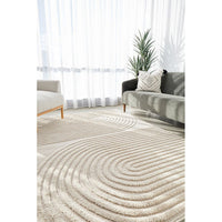 Agnes 2451 Beige Modern Patterned Rug - Rugs Of Beauty - 2