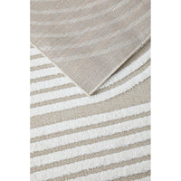 Agnes 2452 Beige White Modern Patterned Runner Rug - Rugs Of Beauty - 5