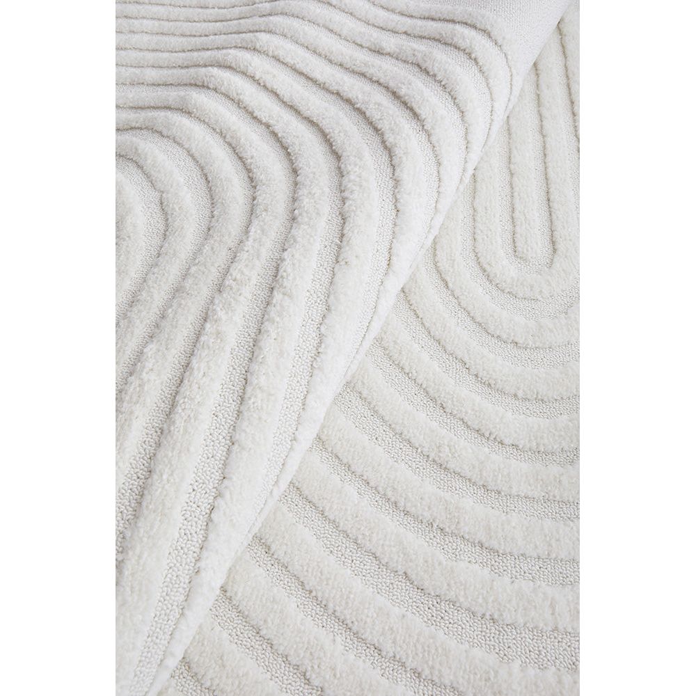 Agnes 2453 White Modern Patterned Runner Rug - Rugs Of Beauty - 7