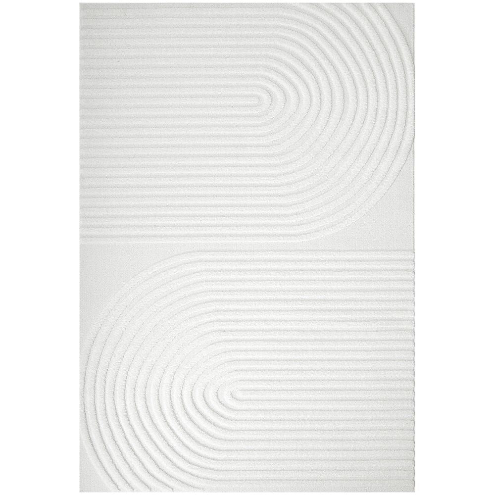 Agnes 2453 White Modern Patterned Rug - Rugs Of Beauty - 1