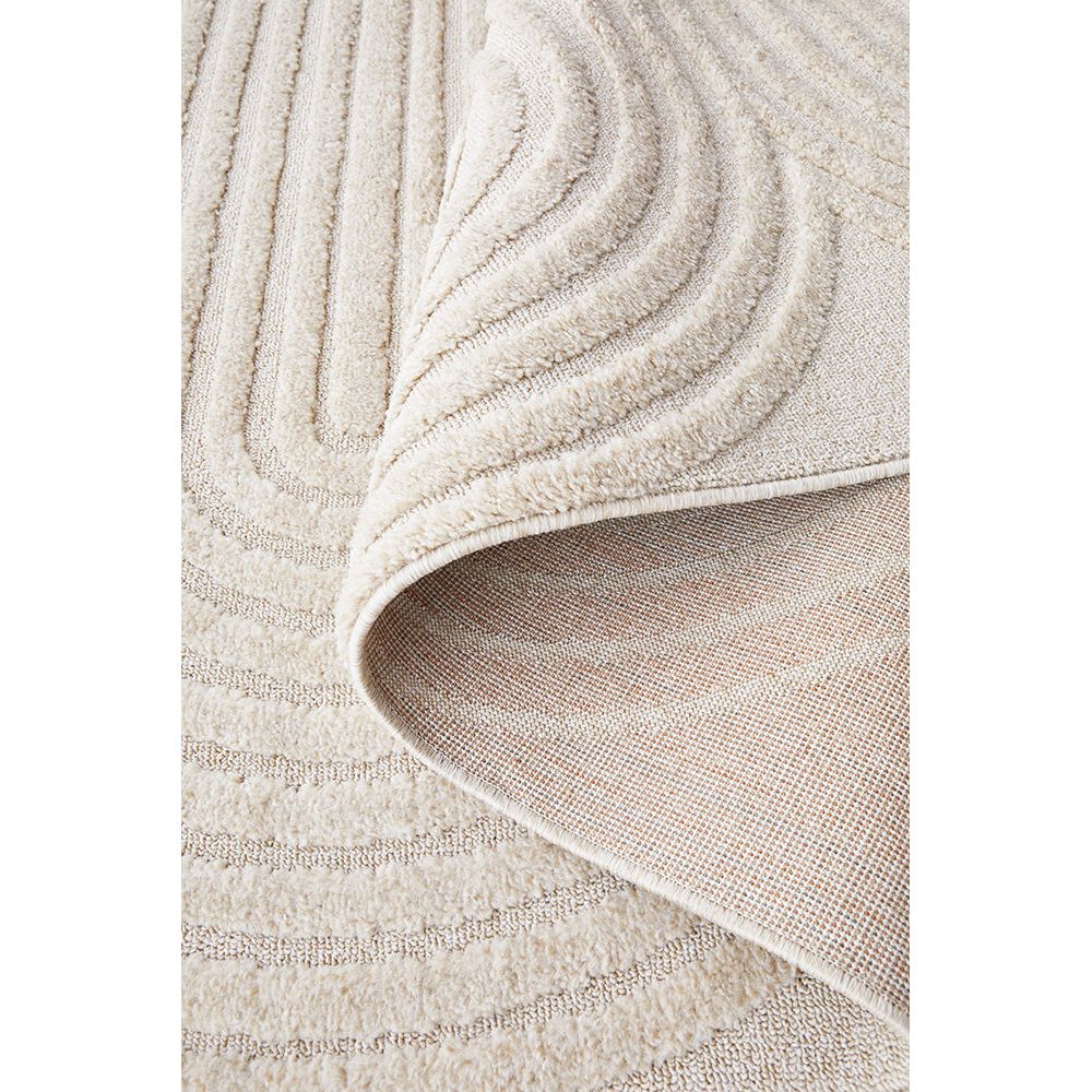 Agnes 2454 Beige Modern Patterned Runner Rug - Rugs Of Beauty - 6