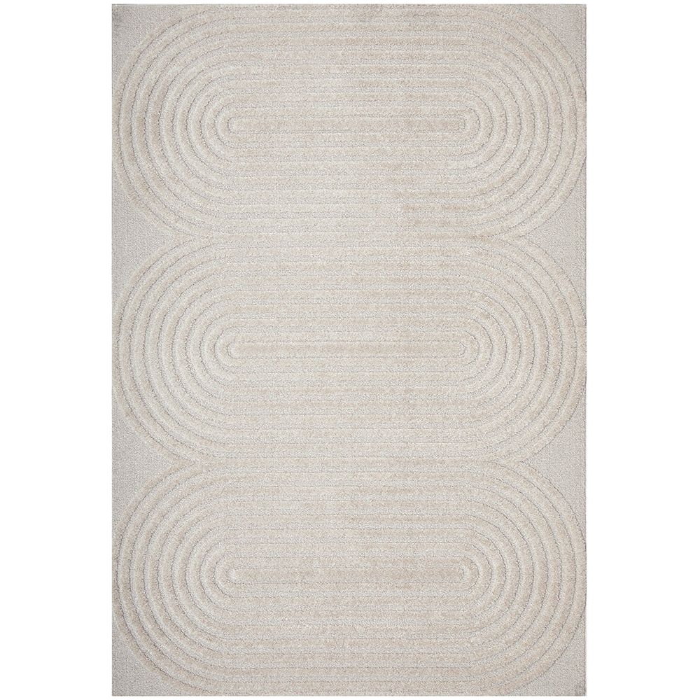 Agnes 2454 Beige Modern Patterned Rug - Rugs Of Beauty - 1