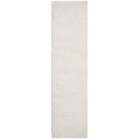 Agnes 2456 White Modern Patterned Runner Rug - Rugs Of Beauty - 1