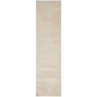 Agnes 2457 Beige Modern Patterned Runner Rug - Rugs Of Beauty - 1