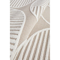 Agnes 2458 Beige White Modern Patterned Runner Rug - Rugs Of Beauty - 7