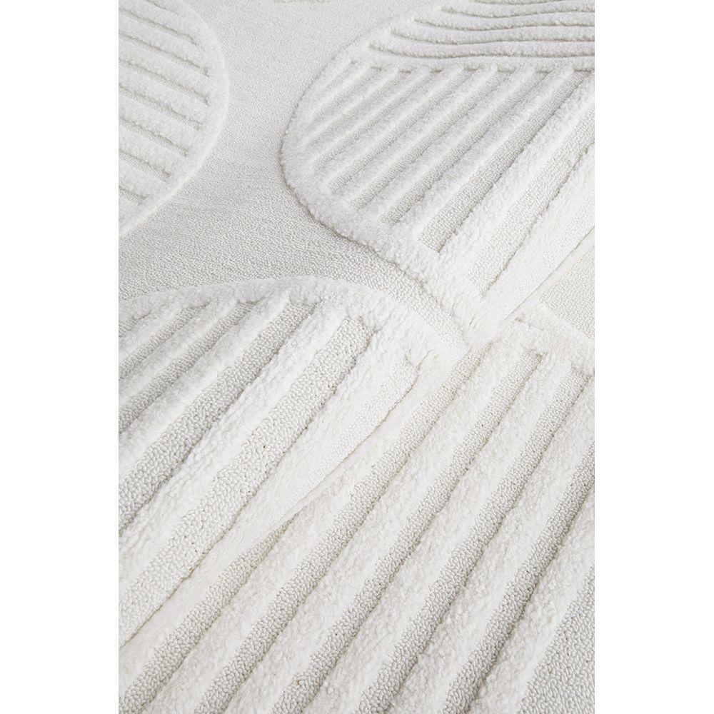 Agnes 2459 White Modern Patterned Runner Rug - Rugs Of Beauty - 7