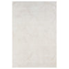 Beige and white modern rug with subtle geometric pattern, soft textured surface.