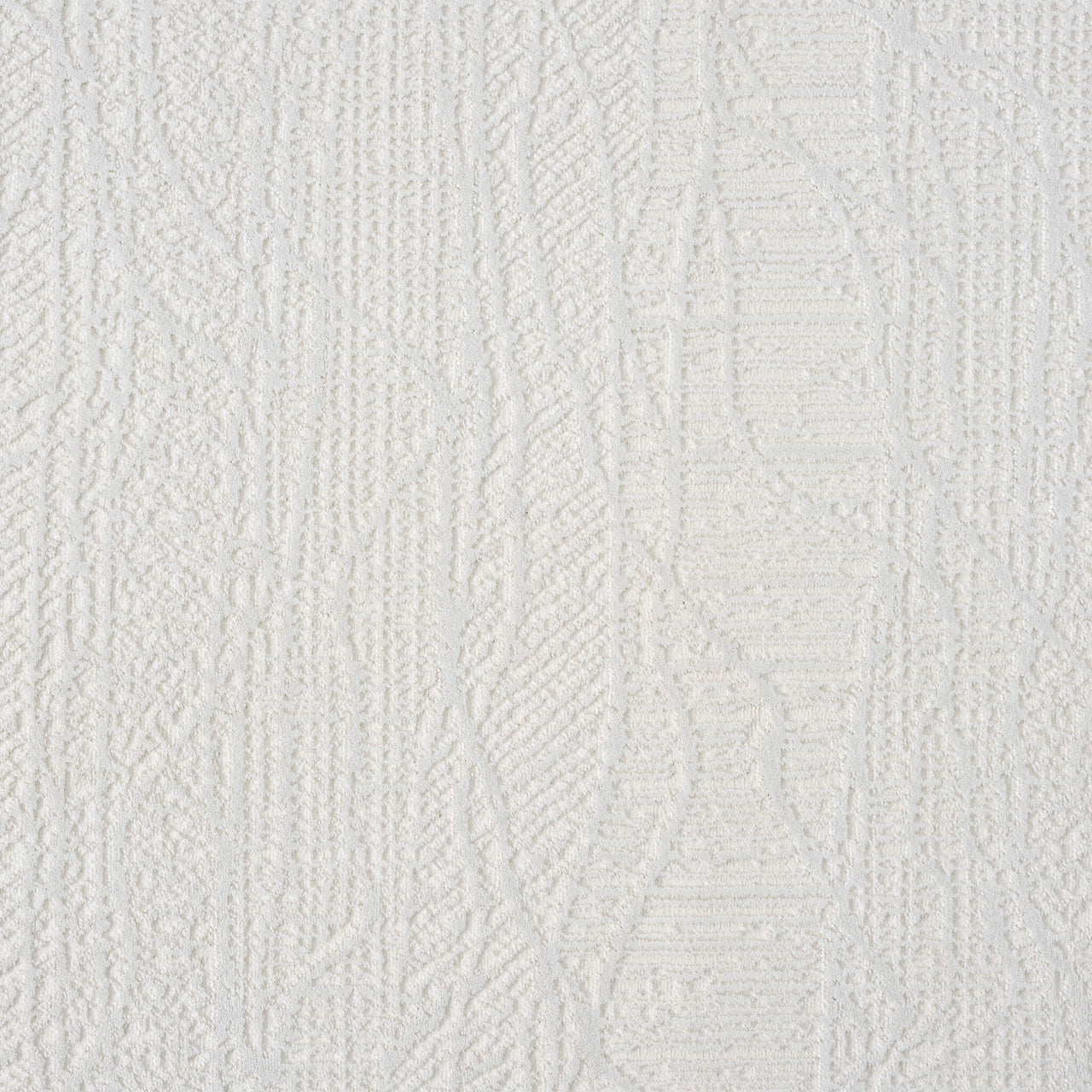 Cream modern rug with subtle geometric textured pattern in soft neutral tones.